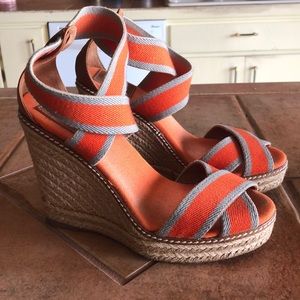 Tory Burch Espadrille Wedges